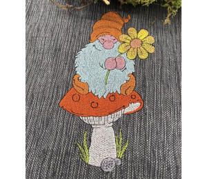 ADVENTSKALENDER 12. Dezember - Stickserie Frühlings Wichtel